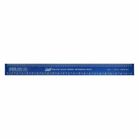 EXCEL BLADES Scale Reference 12" Ruler - 1/24, 1/25, 1/35, Architectual Scales 12pk 55779